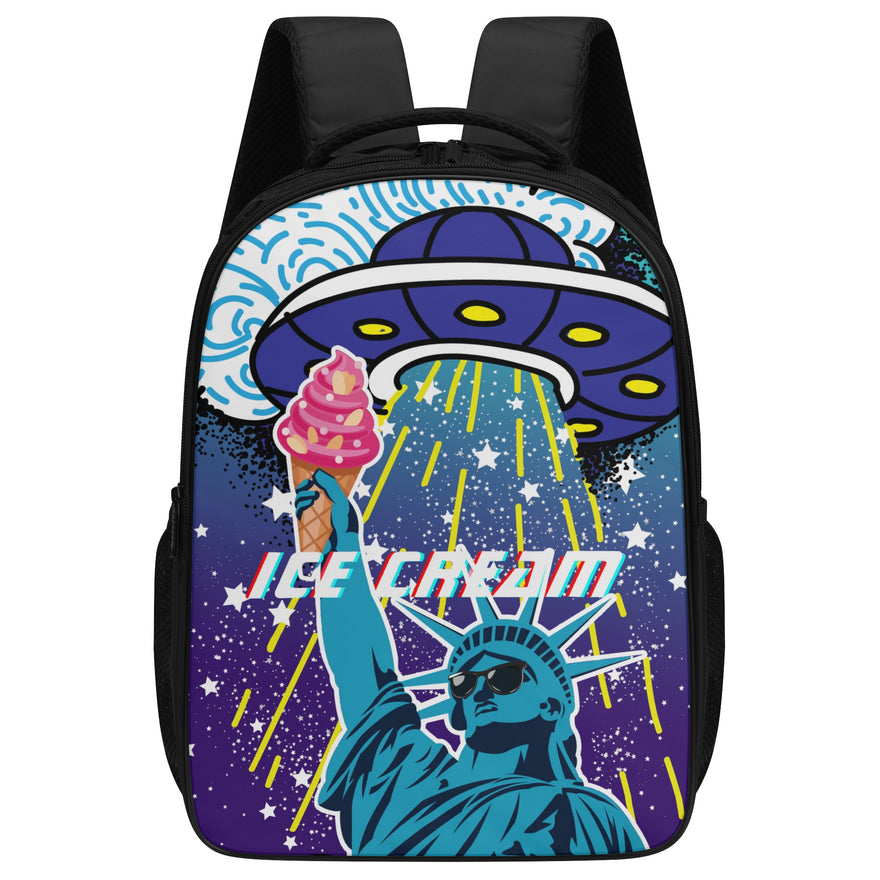 16 Inch Dual Compartment School Backpack