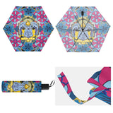 Lightweight Manual Folding Umbrella Printing Outside