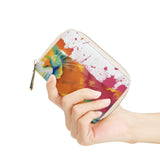 Cat Print  Zipper Card Holder