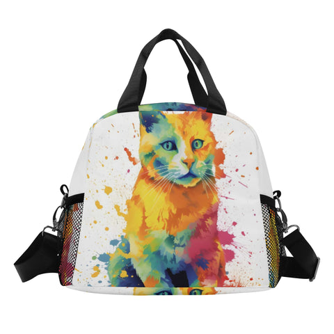 Cat Print  All Over Printing Lunch Bag
