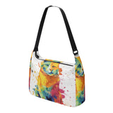 Cat Print  Journey Laptop Messenger & Shoulder Bag
