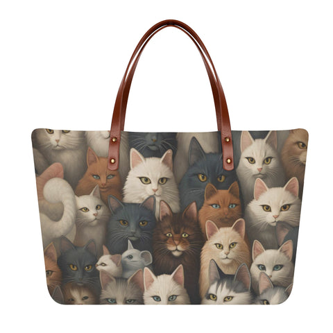 Cat Print  Womens Comfort Tote Bag
