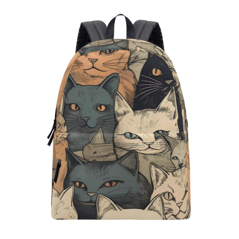 Cat Print  All-Over Print Backpack