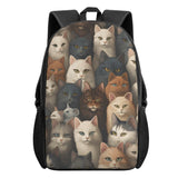 Cat Print  Kids Casual School Backpack