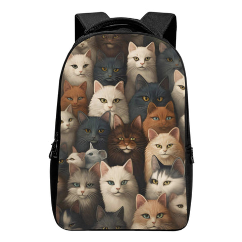 Cat Print  Laptop Backpack