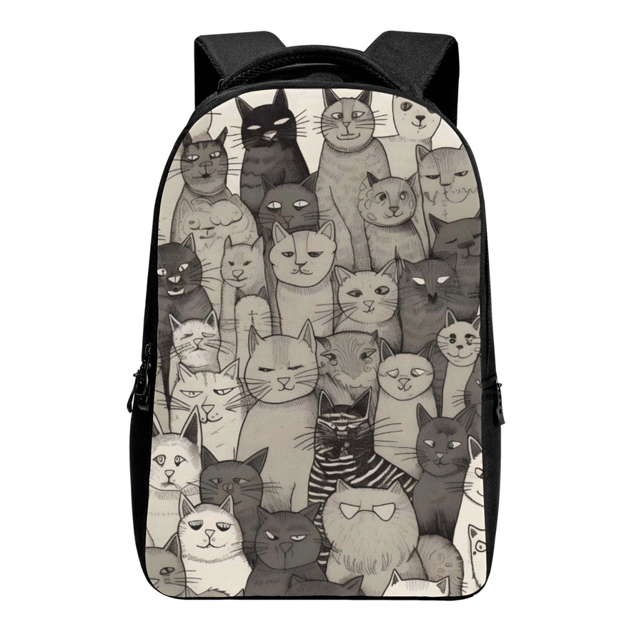 Cat Print  Laptop Backpack