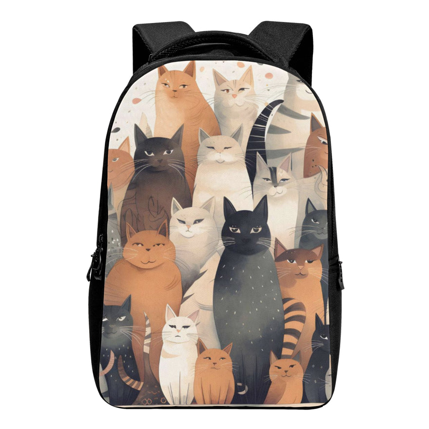 Cat Print  Laptop Backpack