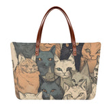 Cat Print  Womens Comfort Tote Bag