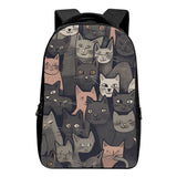 Cat Print  Laptop Backpack