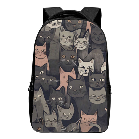 Cat Print  Laptop Backpack