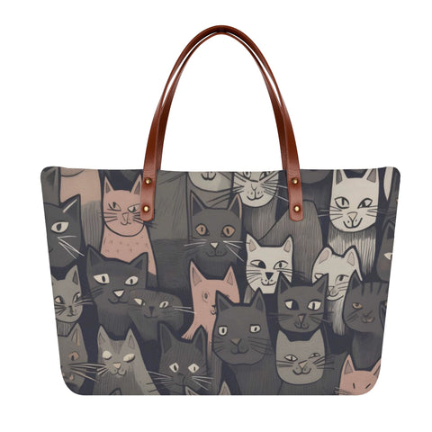 Cat Print  Womens Comfort Tote Bag