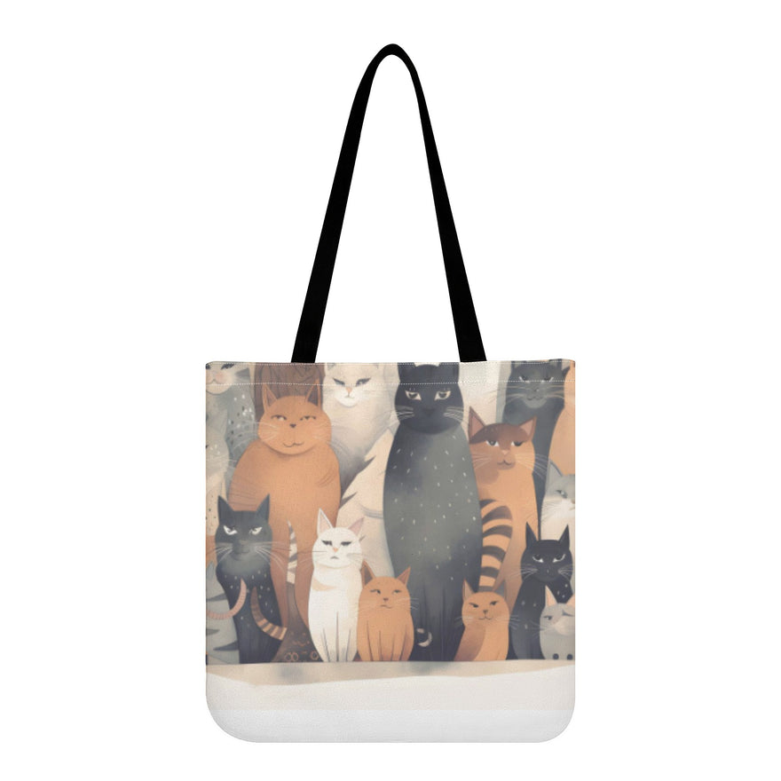 Cat Print  All-Over Print Cloth Tote Bag
