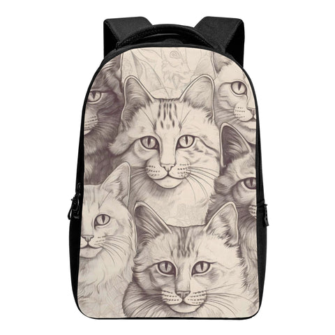 Cat Print  Laptop Backpack