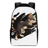 Cat Print  Laptop Backpack