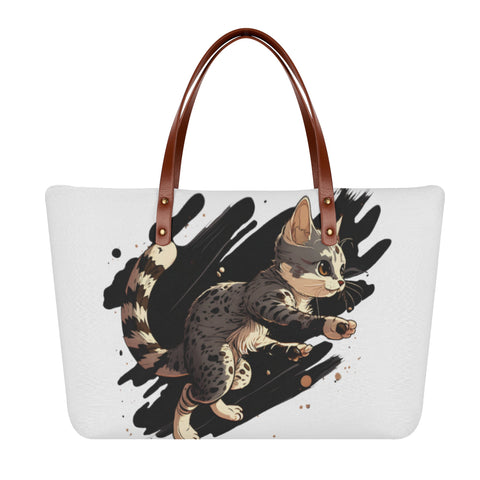 Cat Print  Womens Comfort Tote Bag