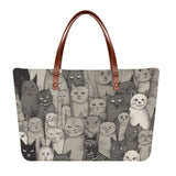 Cat Print  Womens Comfort Tote Bag