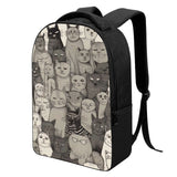 Cat Print  Laptop Backpack