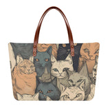 Cat Print  Womens Comfort Tote Bag