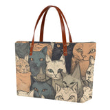 Cat Print  Womens Comfort Tote Bag