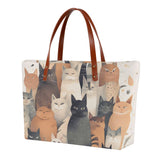 Cat Print  Womens Comfort Tote Bag