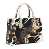 Cat Print  Luxury Women PU Handbag
