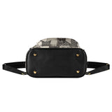 Cat Print  Casual PU Backpack