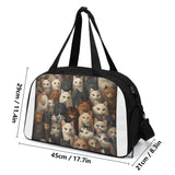 Cat Print  Travel Luggage Bag