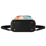 Cat Print  Casual PU Backpack