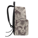 Cat Print  All-Over Print Backpack