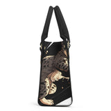 Cat Print  Luxury Women PU Handbag