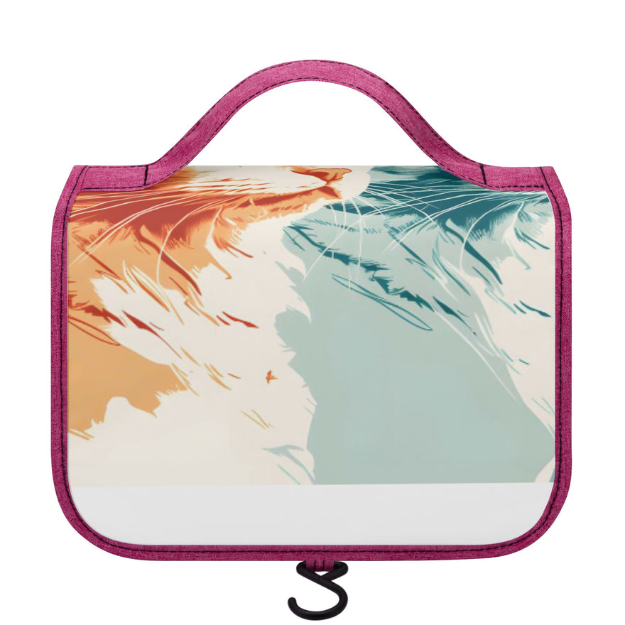 Cat Print  Toiletry Cosmetic Travel Bag