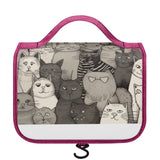 Cat Print  Toiletry Cosmetic Travel Bag