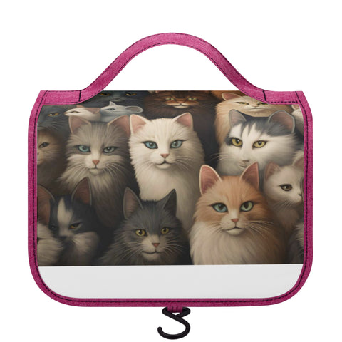 Cat Print  Toiletry Cosmetic Travel Bag