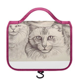 Cat Print  Toiletry Cosmetic Travel Bag