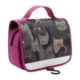Cat Print  Toiletry Cosmetic Travel Bag