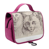 Cat Print  Toiletry Cosmetic Travel Bag