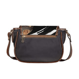 Cat Print  Saddle Bag