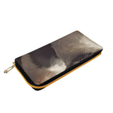 Cat Print  PU Leather Zipper Wallet