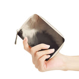 Cat Print  Zipper Card Holder