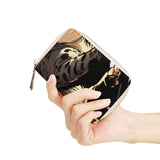 Cat Print  Zipper Card Holder
