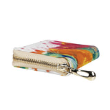 Cat Print  Zipper Card Holder