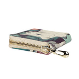 Cat Print  Zipper Card Holder