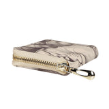 Cat Print  Zipper Card Holder