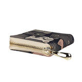 Cat Print  Zipper Card Holder