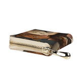 Cat Print  Zipper Card Holder