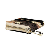Cat Print  Zipper Card Holder