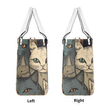 Cat Print  New Version-Luxury Women PU Leather Handbag