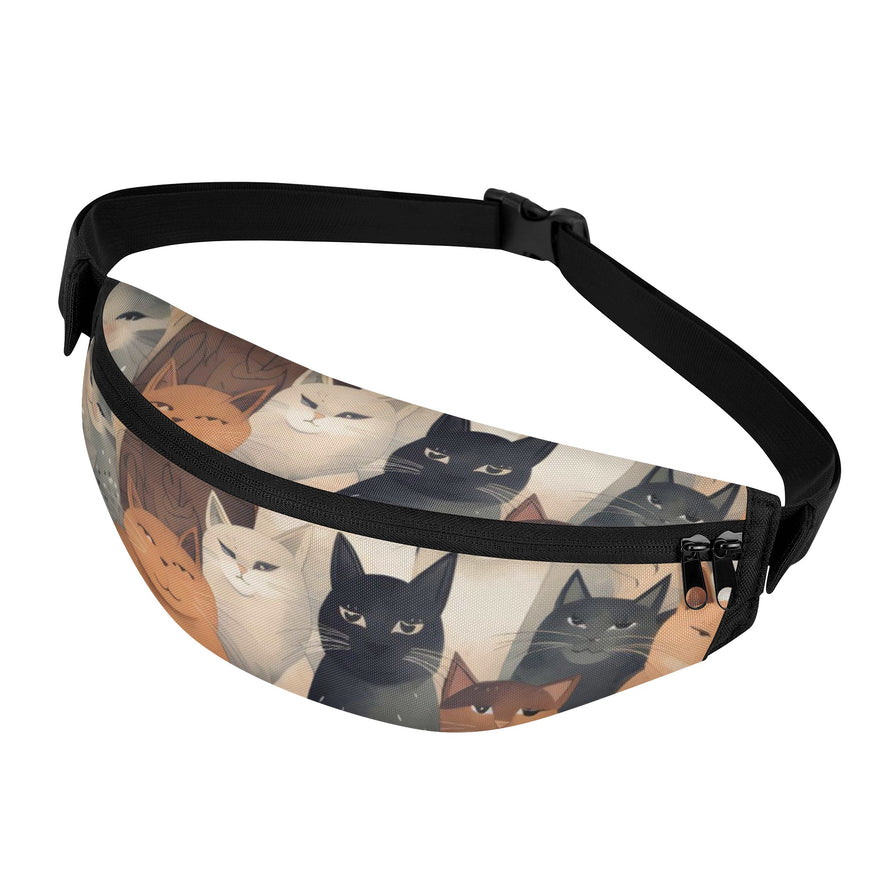 Cat Print  Fanny Pack
