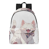Cat Print  New Canvas Backpack