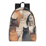 Cat Print  New Canvas Backpack